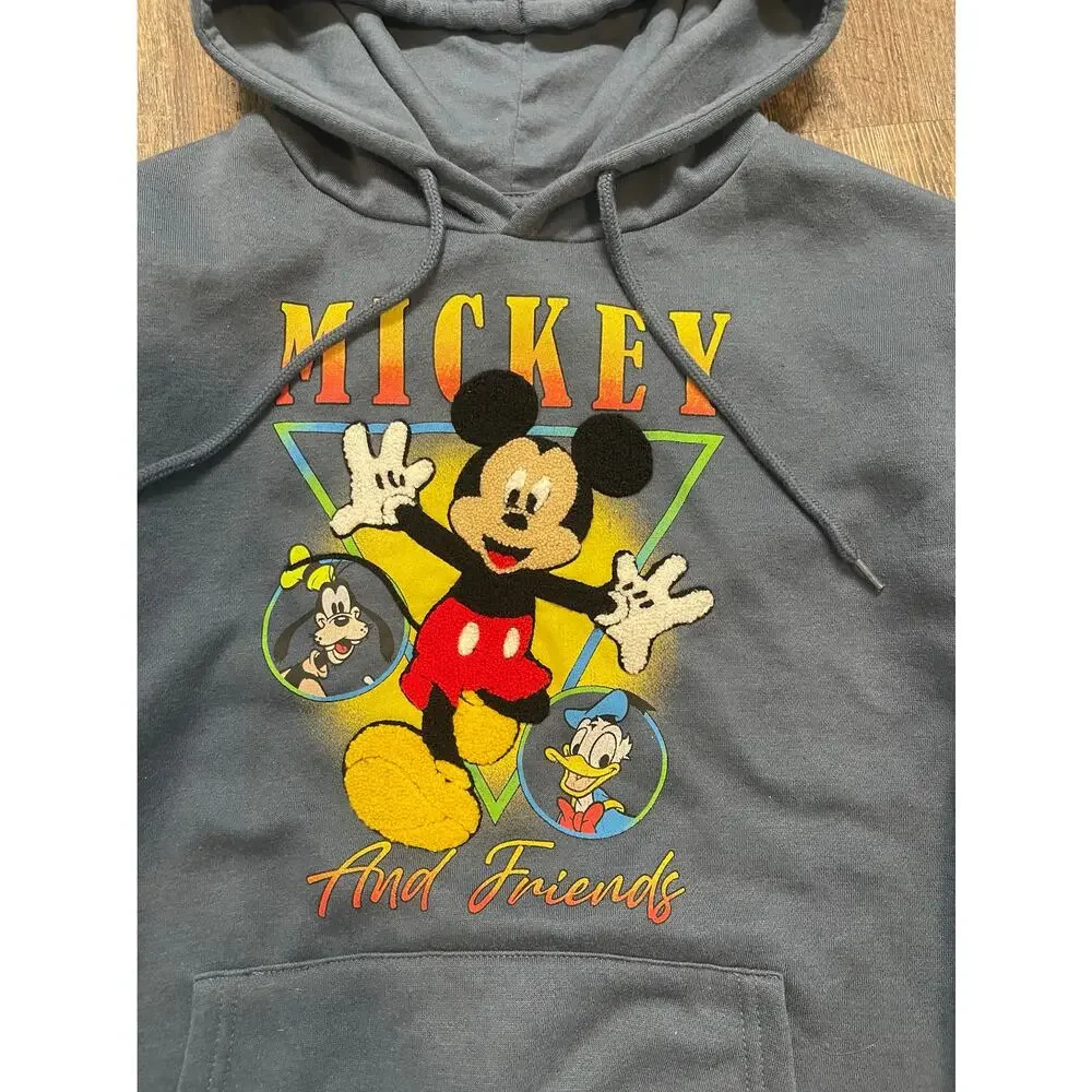 Disney Mickey and Friends Hoodie dark blue mickey mouse size medium unisex